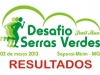 Resultados do Desafio Serras Verdes Trail Run